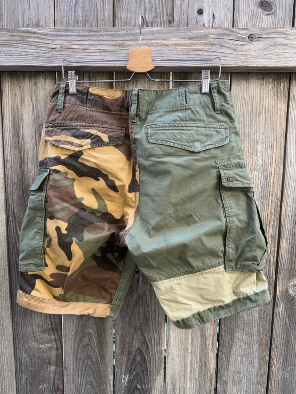 G-Star Men's Rovic Loose Cargo Shorts, Green Size 31 - Picture 11 of 12